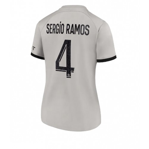 Fotbalové Dres Paris Saint-Germain Sergio Ramos #4 Dámské Venkovní 2022-23 Krátký Rukáv
